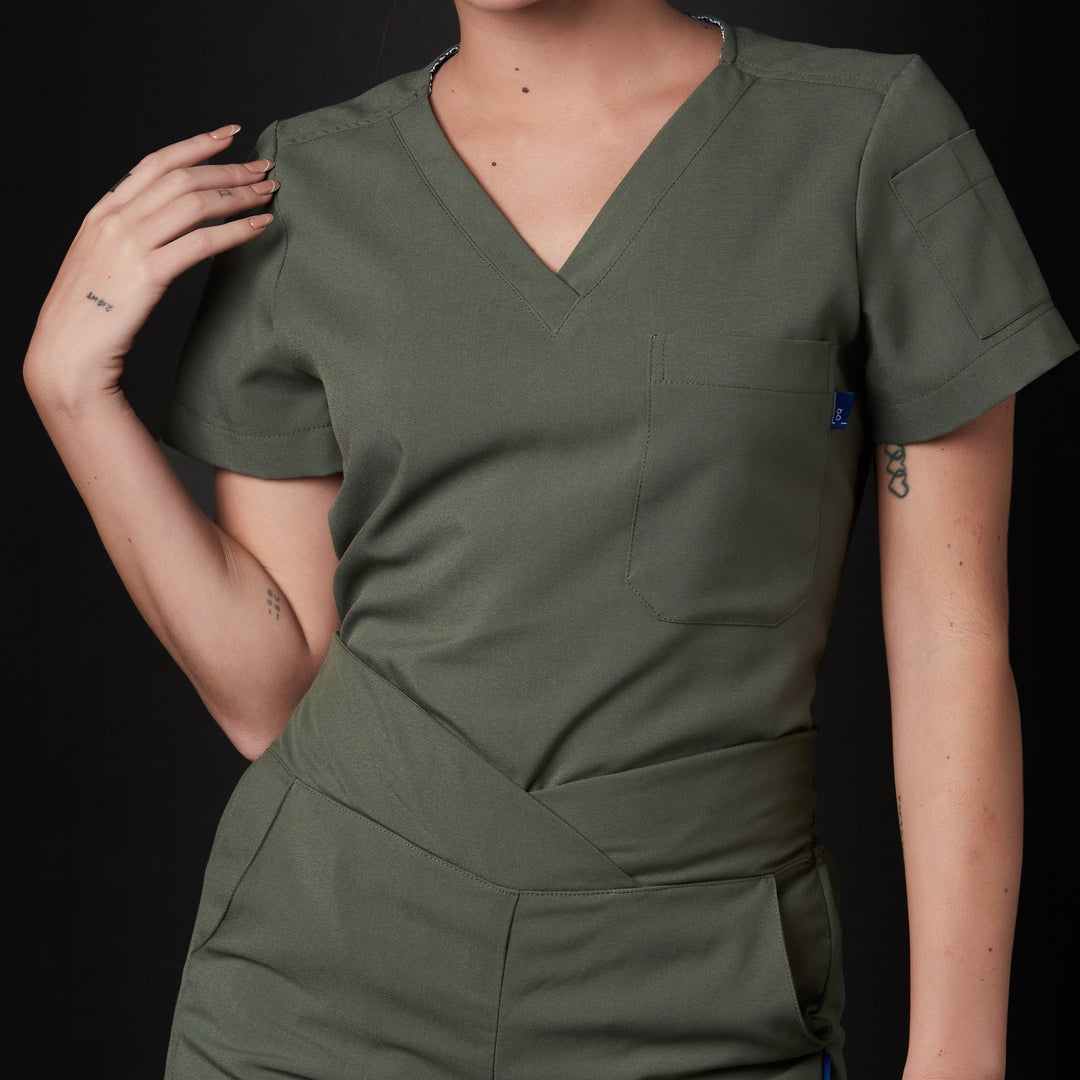 pijama para mujer en color verde