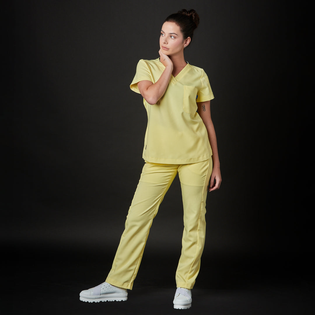 pijama para mujer en color amarillo