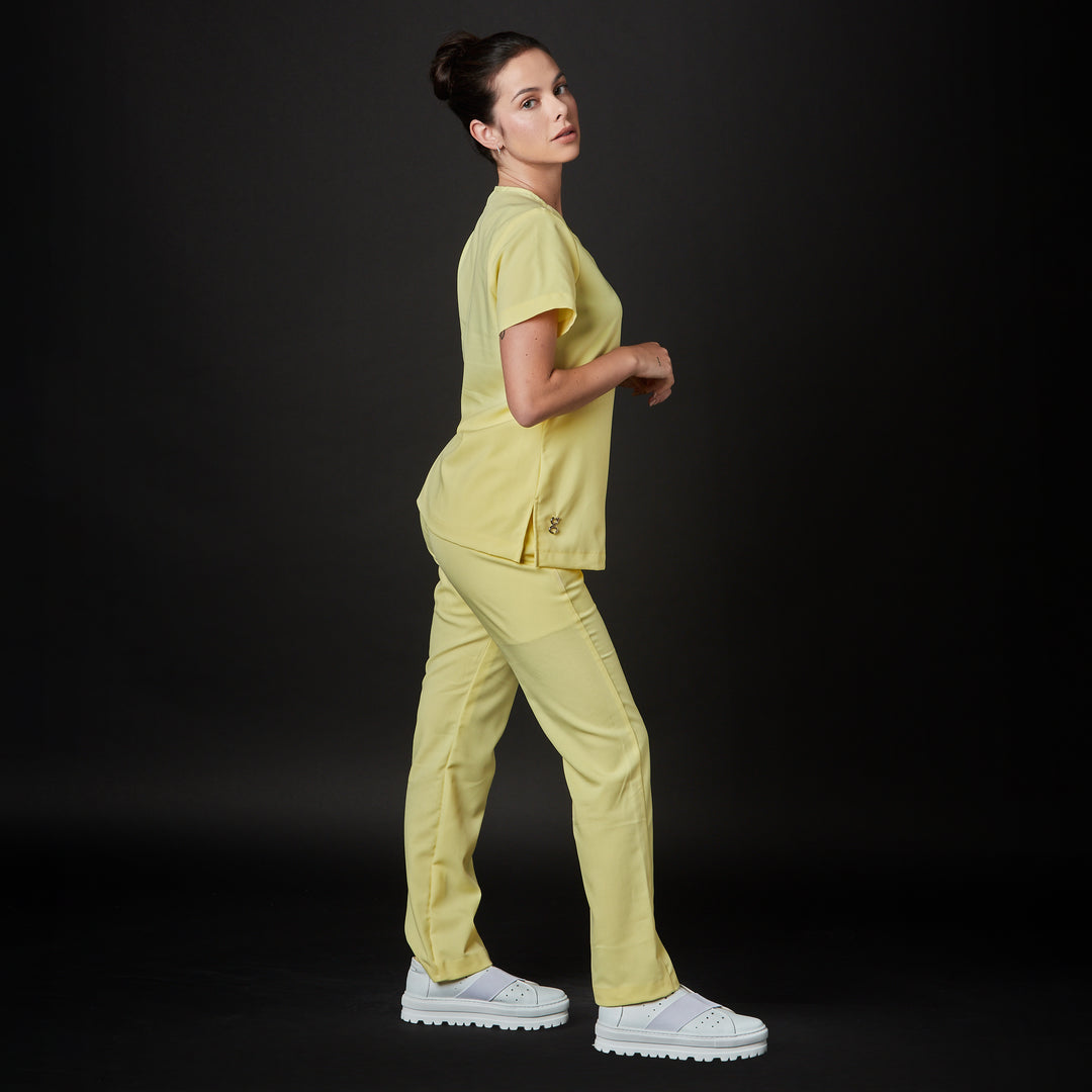 pijama para mujer en color amarillo