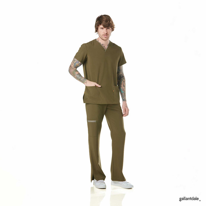 pijama para hombre en color verde