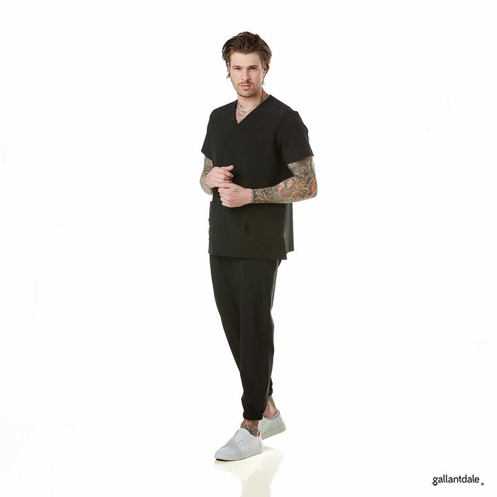 pijama para hombre en color negro