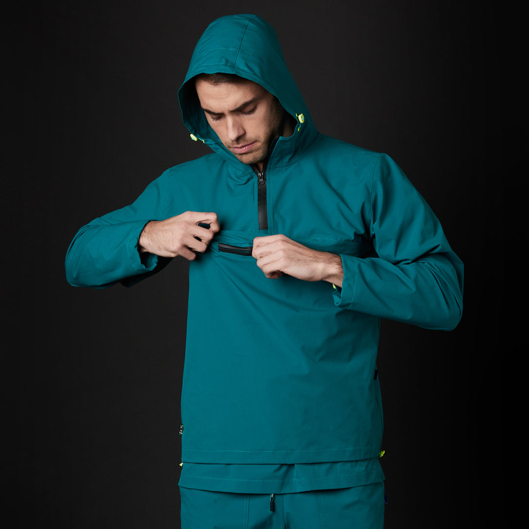 sudadera para hombre en color verde