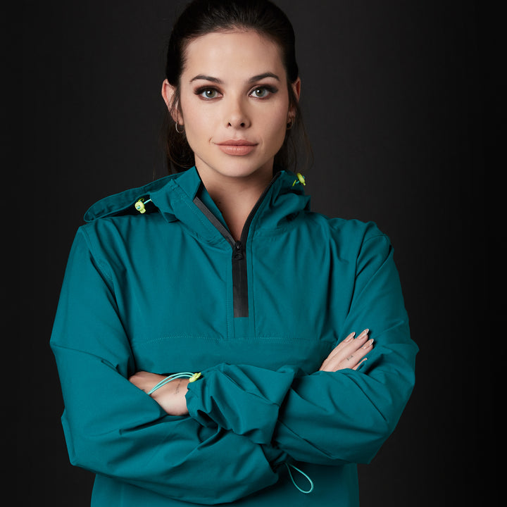sudadera para mujer en color verde