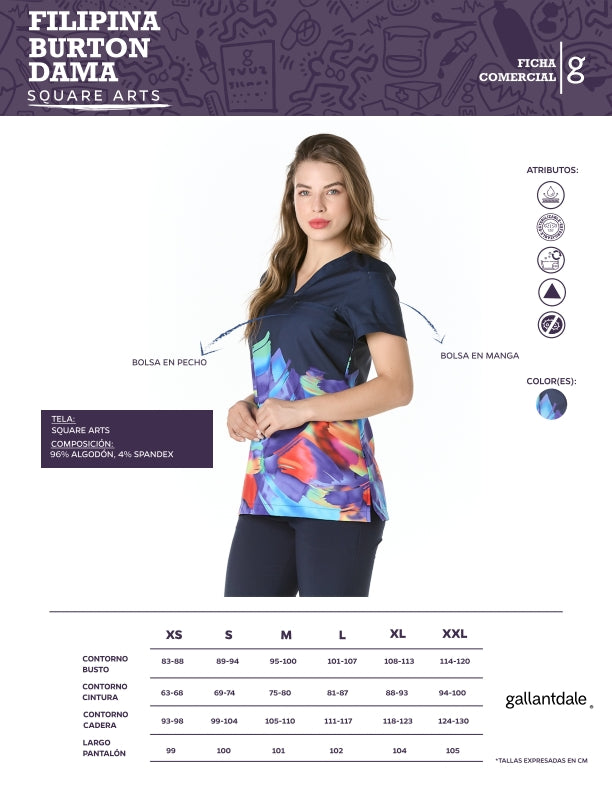 Tallas para hombre: S, M, L, XL, XXL