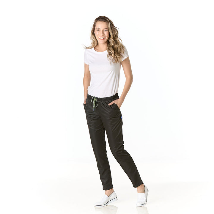 pantalon futura slim dama para mujer en color negro