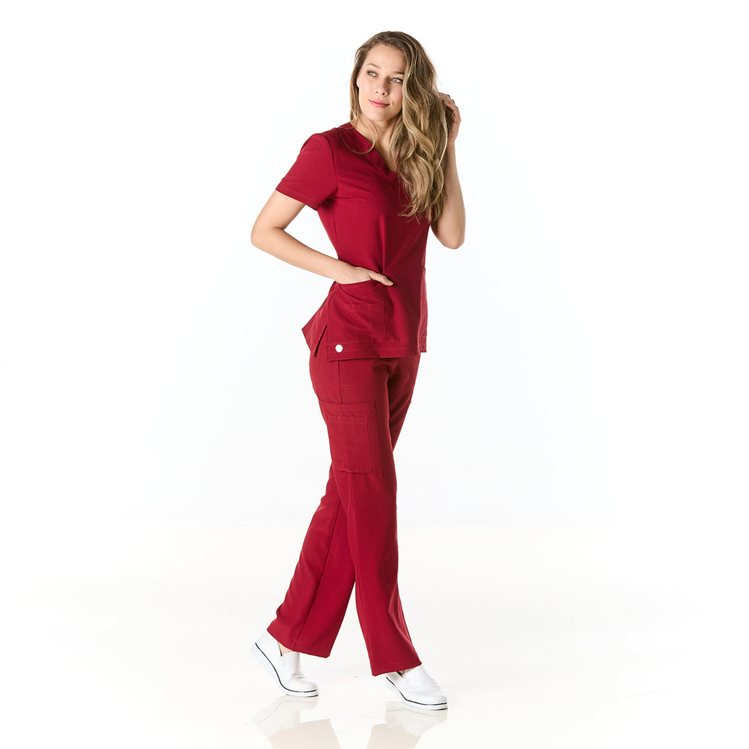 pijama catherine para mujer en color rojo