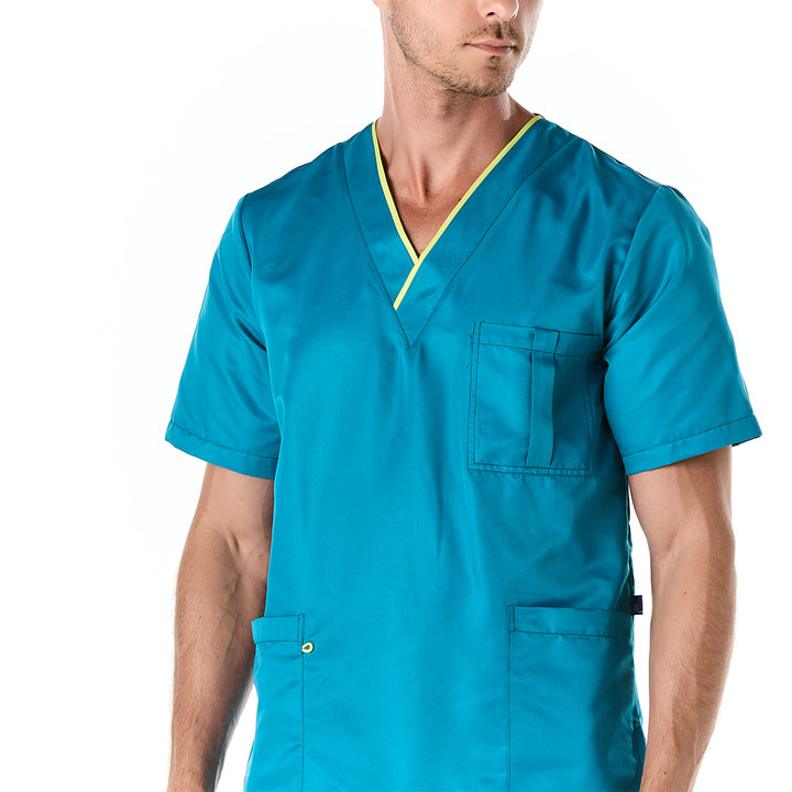 pijama dr house caballero win antibacsafe para hombre en color verde