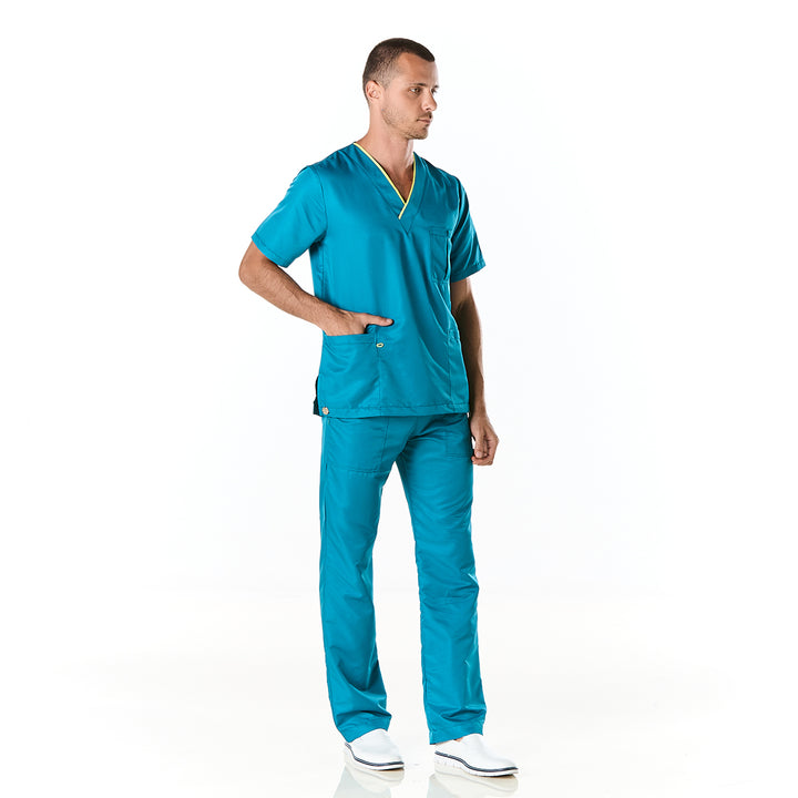 pijama dr house caballero win antibacsafe para hombre en color verde