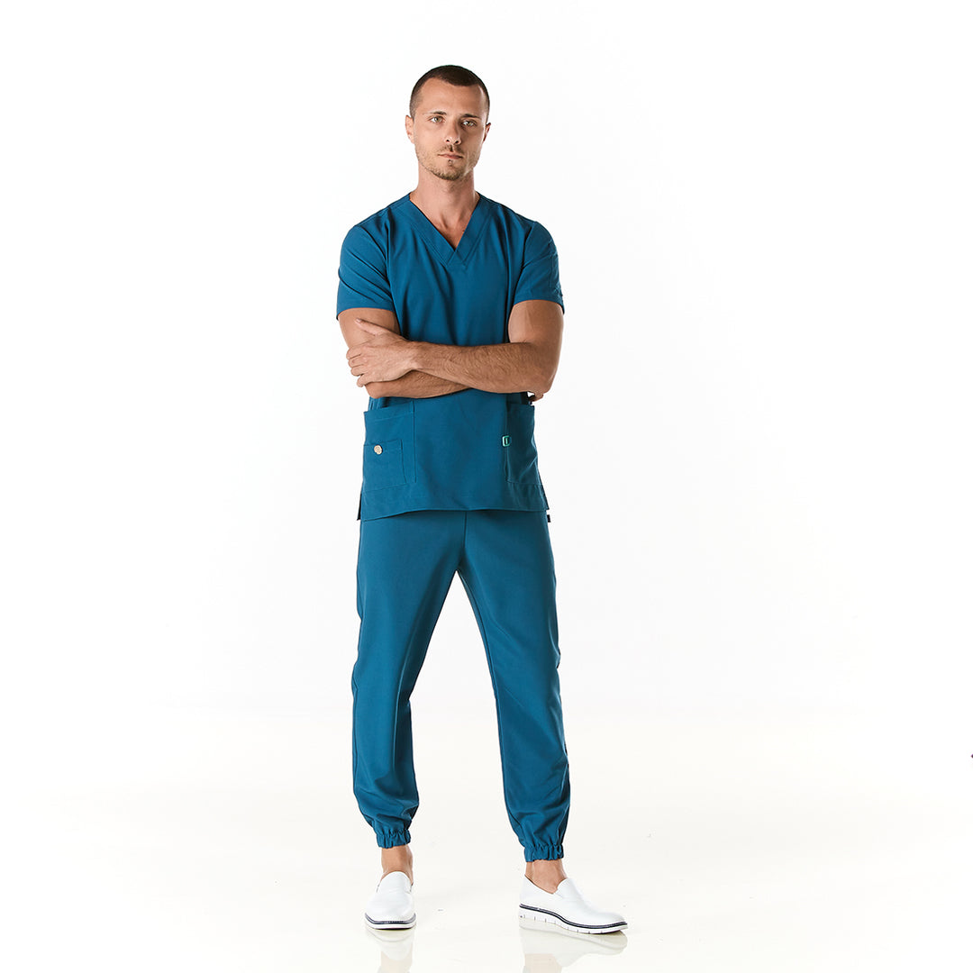 pijama performance caballero para hombre en color azul