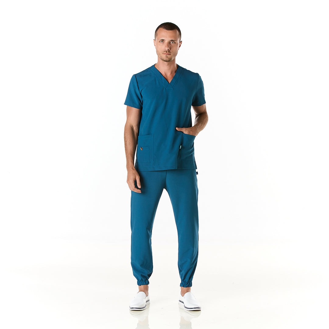 pijama performance caballero para hombre en color azul