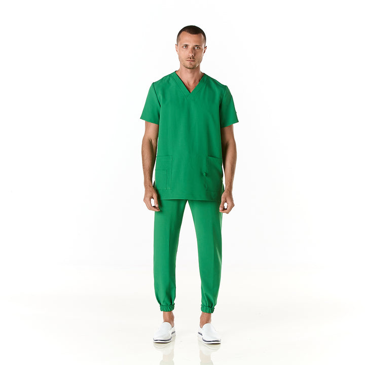 pijama performance caballero para hombre en color verde