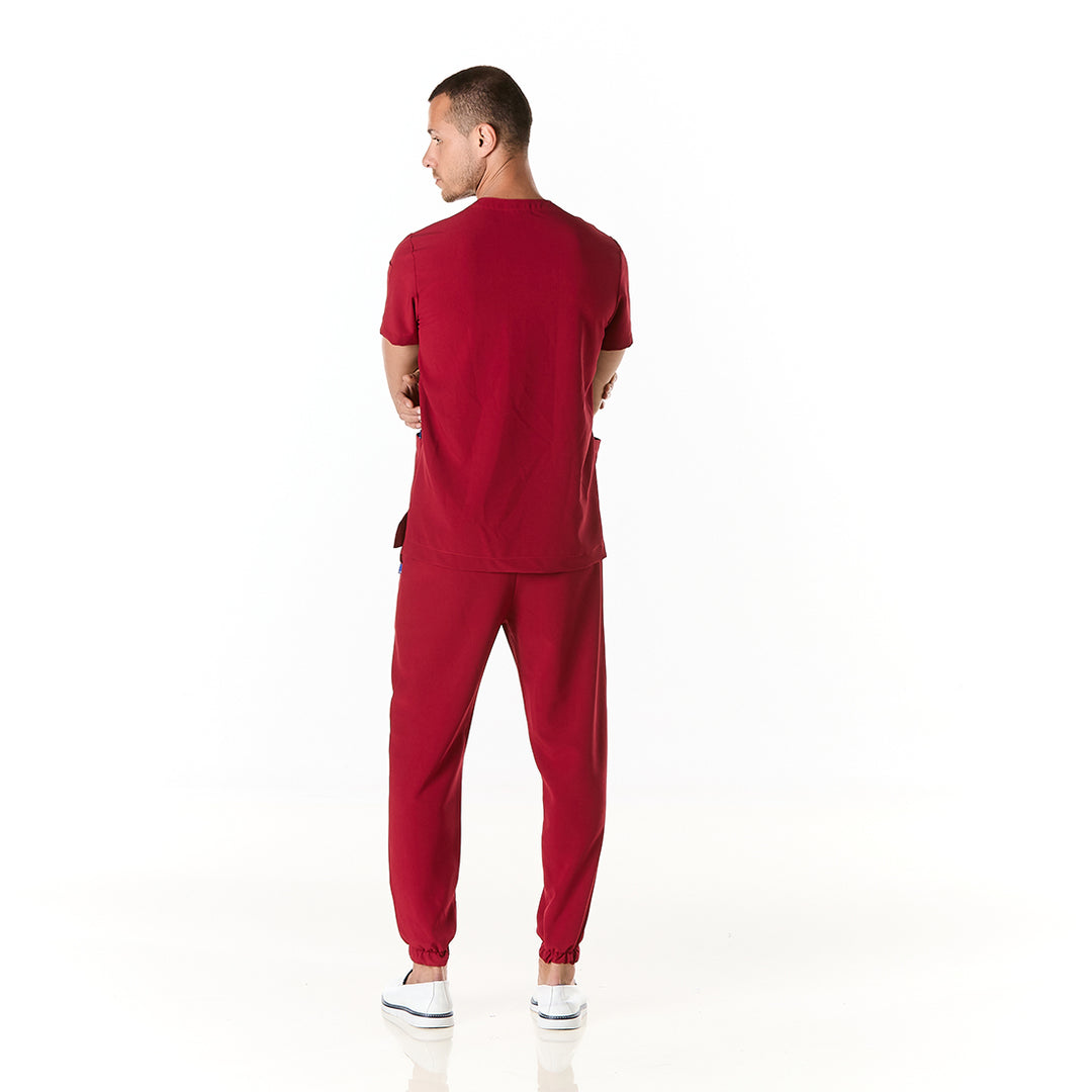 pijama performance caballero para hombre en color rojo