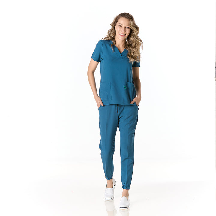 pijama performance dama para mujer en color azul