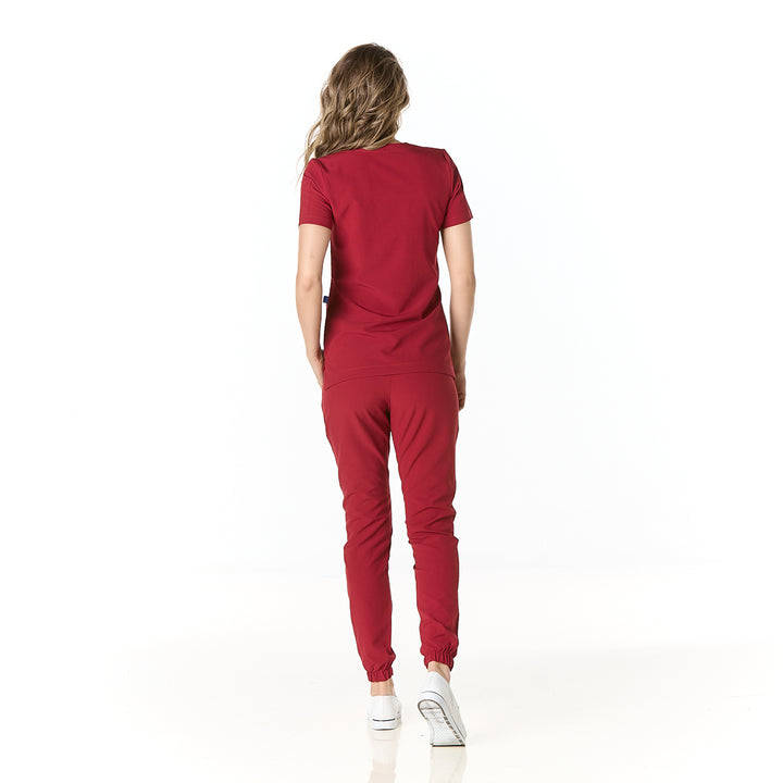 pijama performance dama para mujer en color rojo